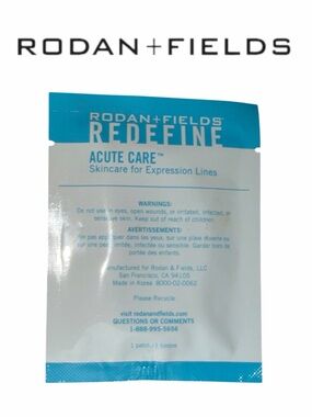 Rodan + Fields REDEFINE Acute Care Skincare for Expression Lines - 7 Total